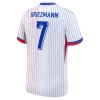 Maillot de Supporter France Griezmann 7 Extérieur Euro 2024 Pour Homme